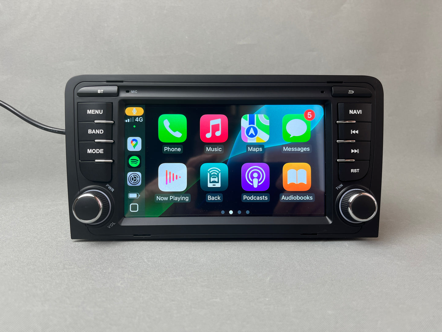 Audi A3 8P 2003 - 2012 Système de navigation Android Apple CarPlay