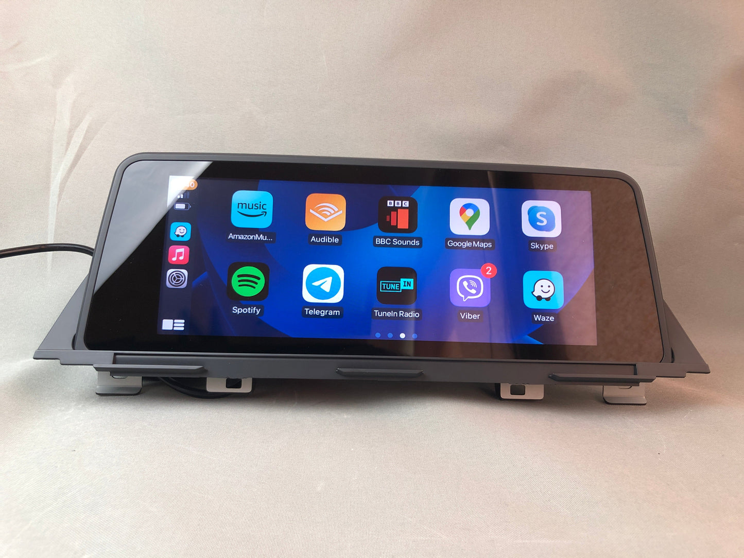 BMW Série 5 F10 F11 NBT 2013 - 2018 G30 Look Android Auto Apple CarPlay Affichage