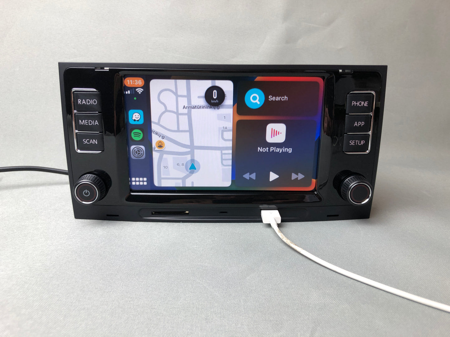 Volkswagen RCD580 Transporter Touareg Multivan T5 2003 - 2015 Unité de navigation automatique CarPlay/Android