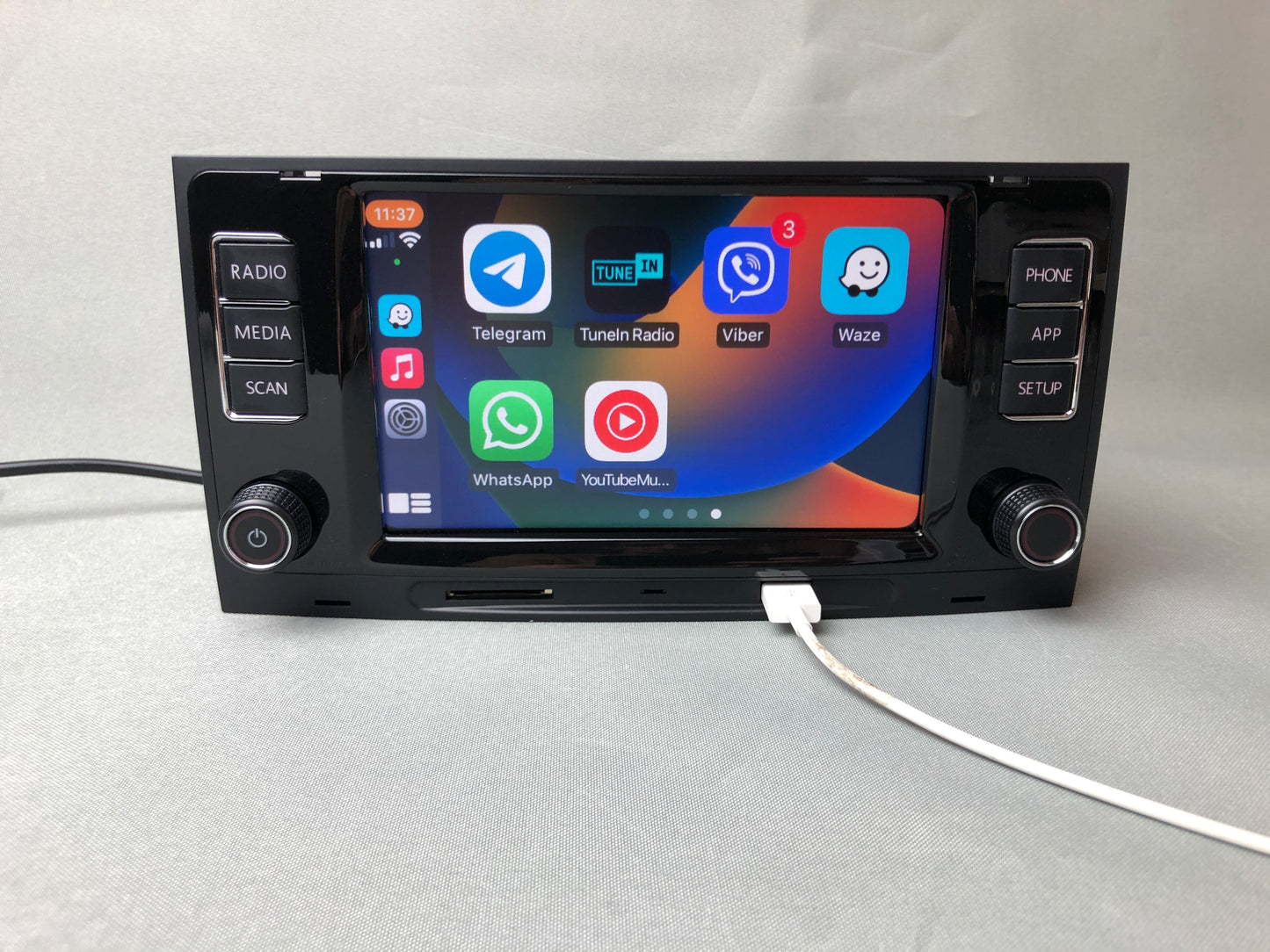 Volkswagen RCD580 Transporter Touareg Multivan T5 2003 - 2015 Unité de navigation automatique CarPlay/Android