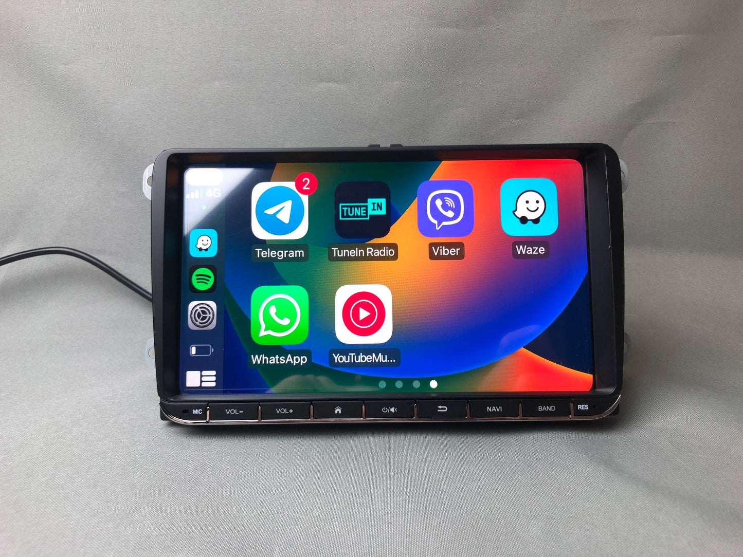 Autoradio/stéréo Android 9 pouces VW avec CarPlay/Android Auto pour VW Golf 5 6 Passat Caddy Eos Polo Jetta
