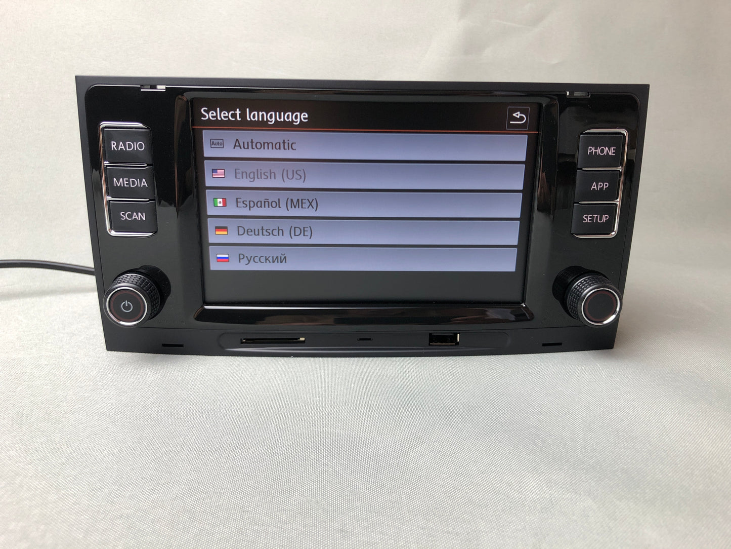 Volkswagen RCD580 Transporter Touareg Multivan T5 2003 - 2015 Unité de navigation automatique CarPlay/Android