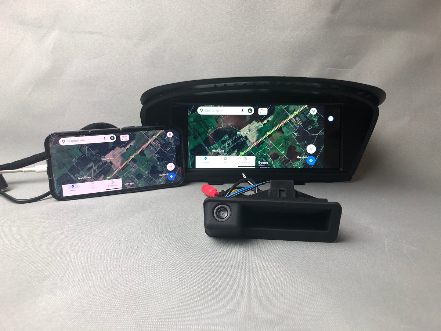 BMW E60 CCC Apple Carplay + Android Auto Interface Navigation Multimédia E61 E63