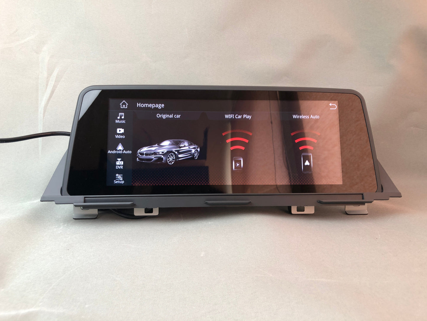 BMW Série 5 F10 F11 NBT 2013 - 2018 G30 Look Android Auto Apple CarPlay Affichage