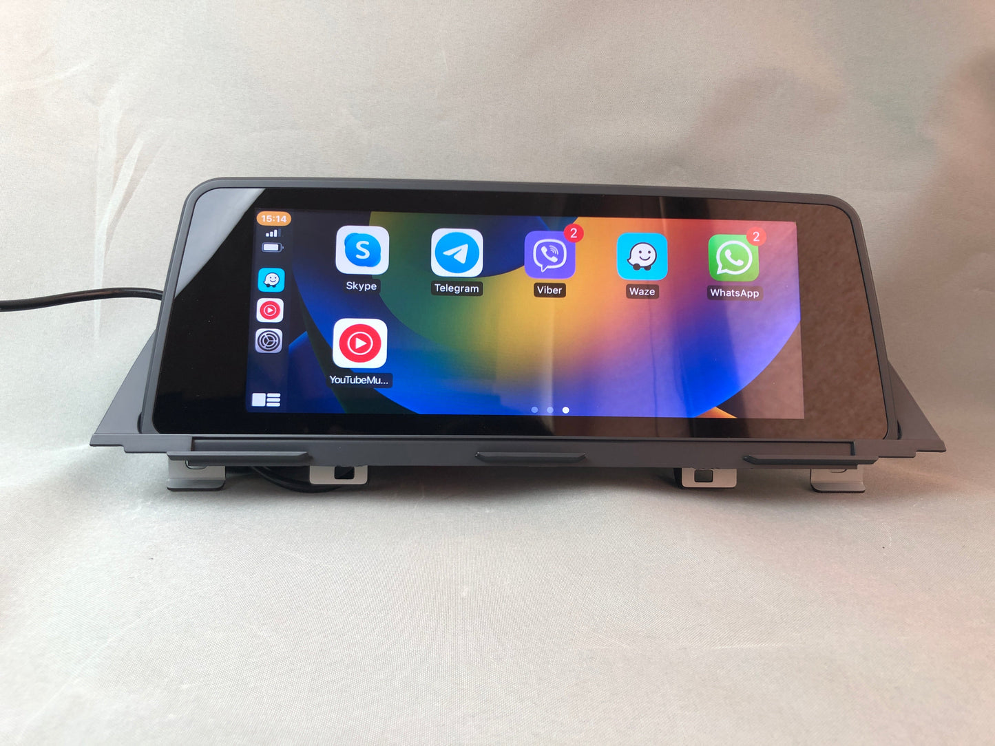 BMW Série 5 F10 F11 NBT 2013 - 2018 G30 Look Android Auto Apple CarPlay Affichage