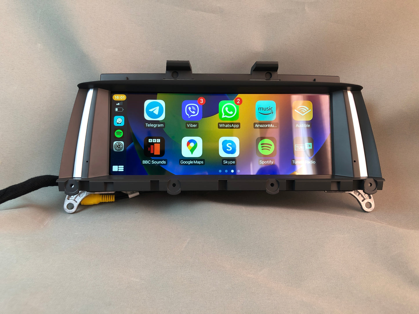 BMW X3 X4 série F25 F26 CIC 2010 - 2013 affichage automatique d'Apple Carplay d'Android