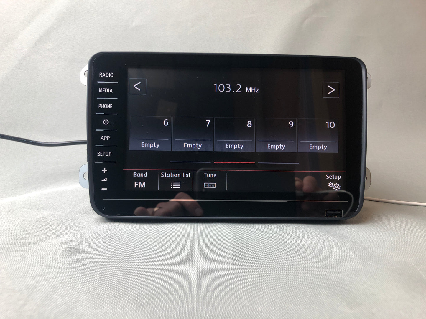 Volkswagen VW RCD 880 CarPlay et système de navigation automobile Android GPS multimédia