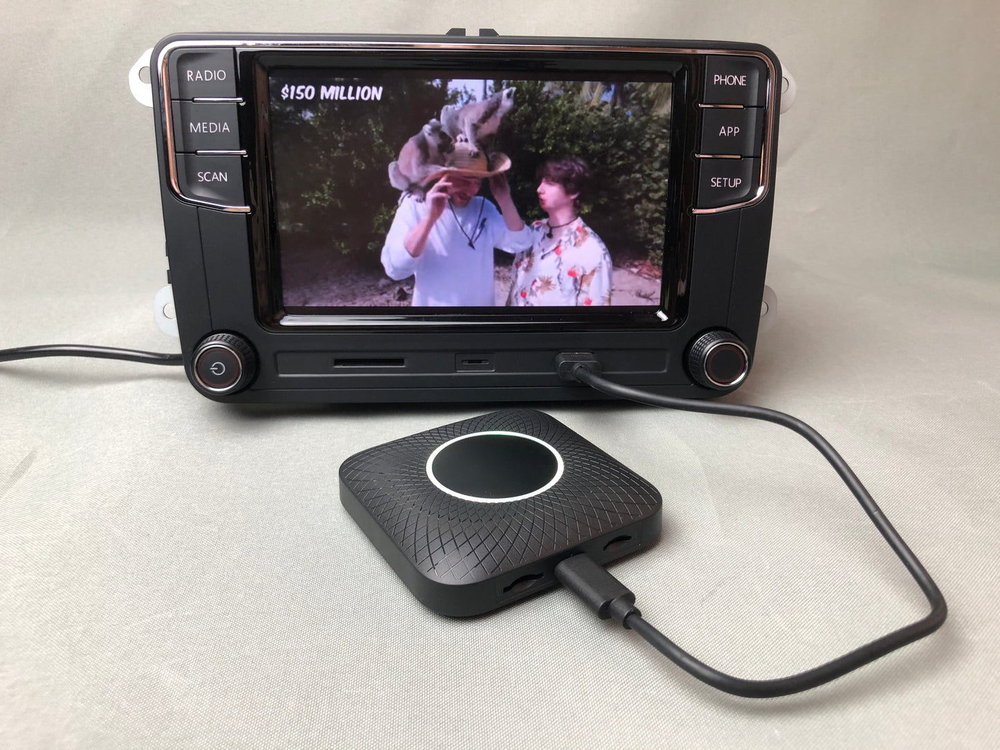 Android 13 multimédia AI Box 8 + 128 Go Carplay Android Auto sans fil Naviradio TV AMI