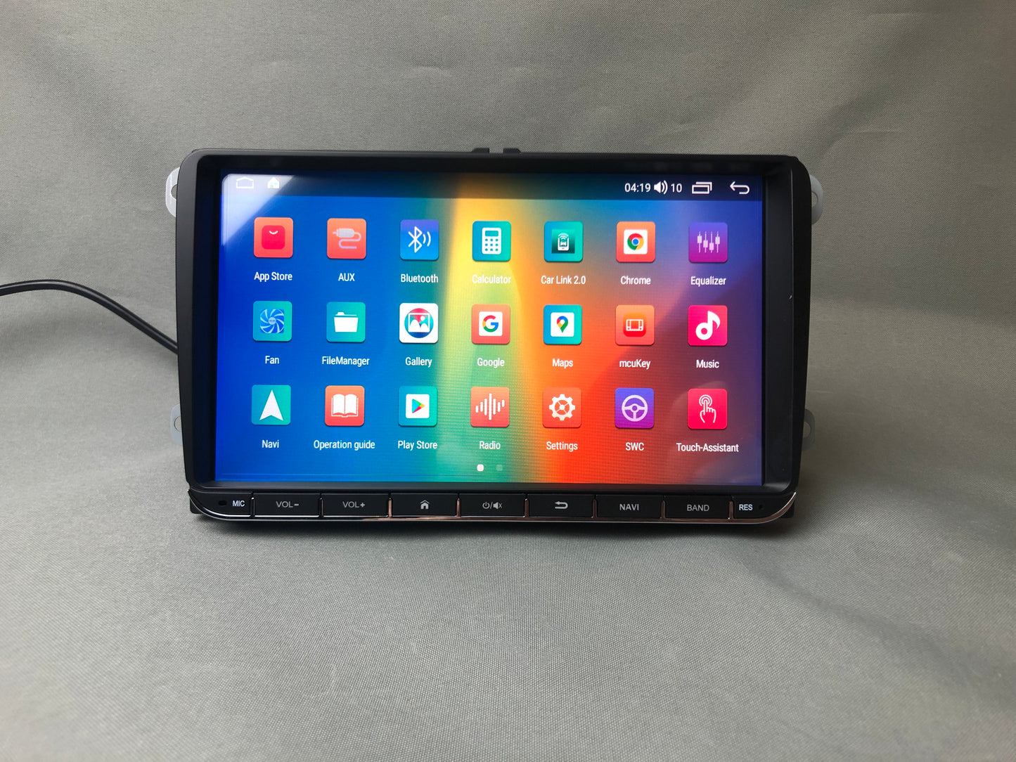 Autoradio/stéréo Android 9 pouces VW avec CarPlay/Android Auto pour VW Golf 5 6 Passat Caddy Eos Polo Jetta