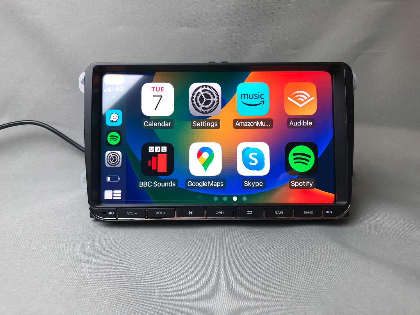 Autoradio/stéréo Android 9 pouces VW avec CarPlay/Android Auto pour VW Golf 5 6 Passat Caddy Eos Polo Jetta