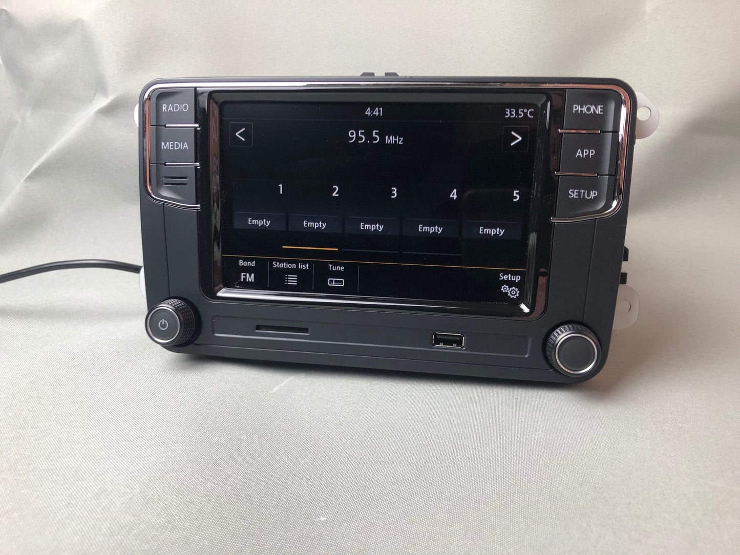 Volkswagen VW RCD 330G CarPlay et système de navigation de voiture Android GPS multimédia