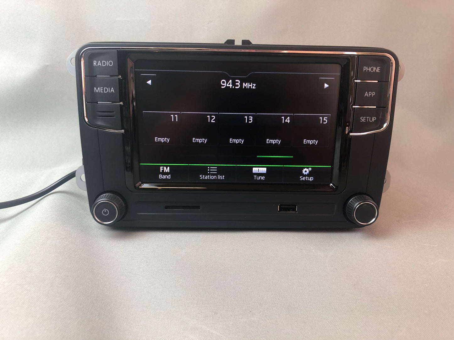 Skoda RCD 360 PRO CarPlay et Android Auto Système de navigation multimédia GPS
