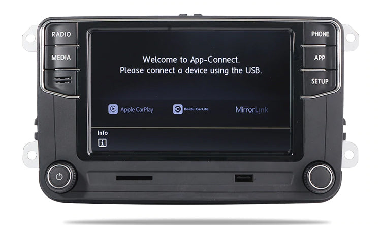 Volkswagen VW RCD 330G CarPlay et système de navigation de voiture Android GPS multimédia