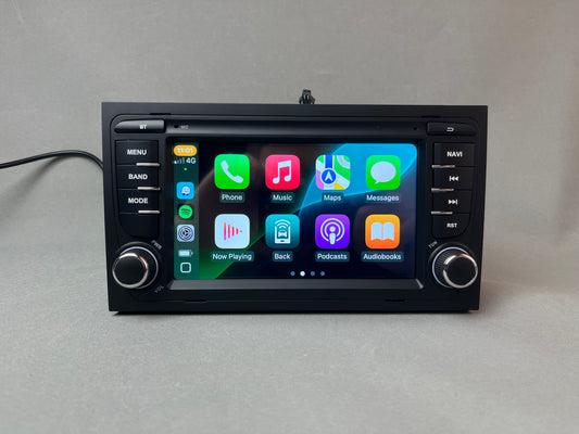Audi A4 B6 B7 2000 - 2008 Système de navigation Android Apple CarPlay