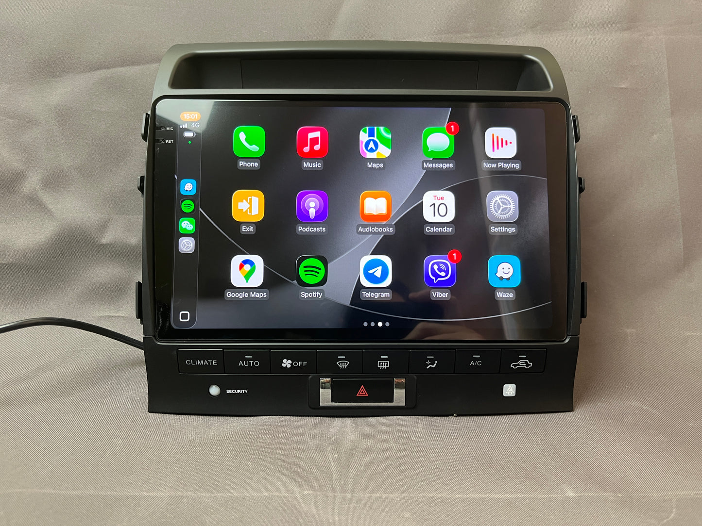 Toyota Land Cruiser 2007 - 2015 Android Wireless Carplay Multimedia Radio Navigation