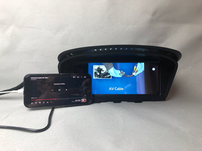 BMW E90 CCC Apple Carplay + Android Auto Interface Navigation Multimédia E91 E93