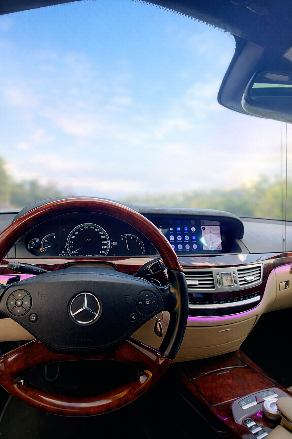 Mercedes Benz W221 S Class NTG3 NTG3.5 2006 - 2013 Android navigation unit multimedia Carplay