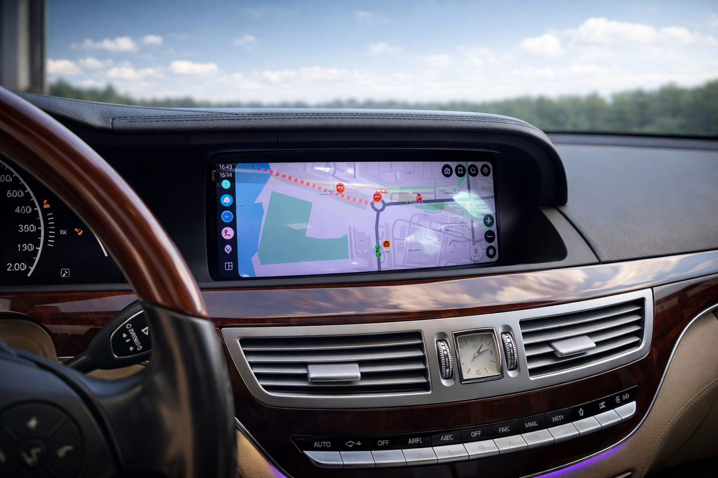 Mercedes Benz W221 S Class NTG3 NTG3.5 2006 - 2013 Android navigation unit multimedia Carplay