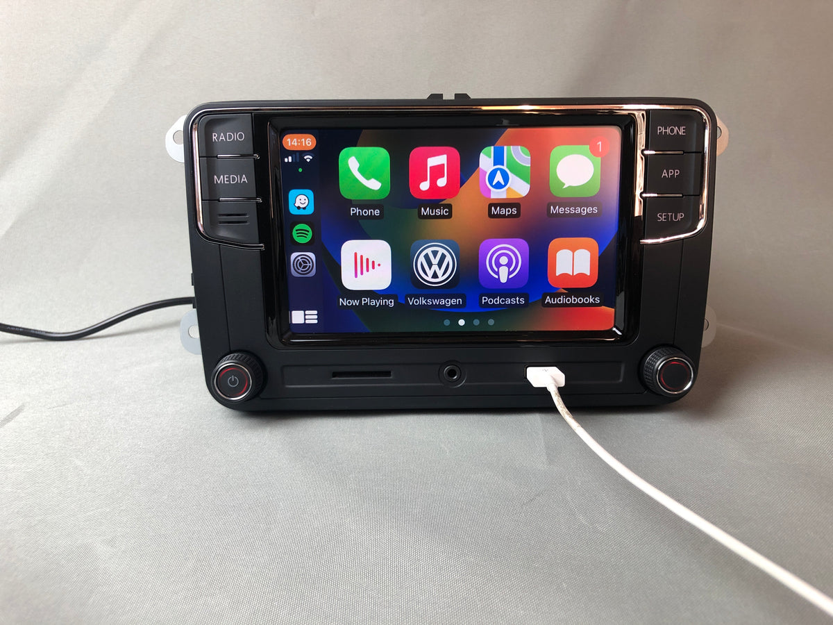 Volkswagen VW RCD 330 CarPlay and Android Car Navigation System Multim ...
