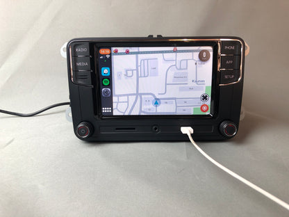Volkswagen VW RCD 330 CarPlay und Android Autonavigationssystem Multimedia AUX GPS