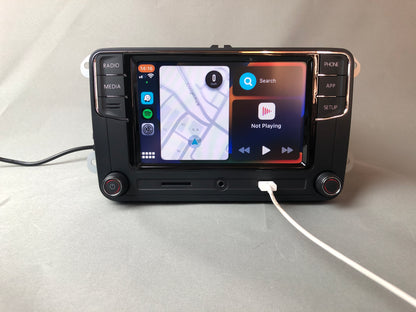 Volkswagen VW RCD 330 CarPlay und Android Autonavigationssystem Multimedia AUX GPS