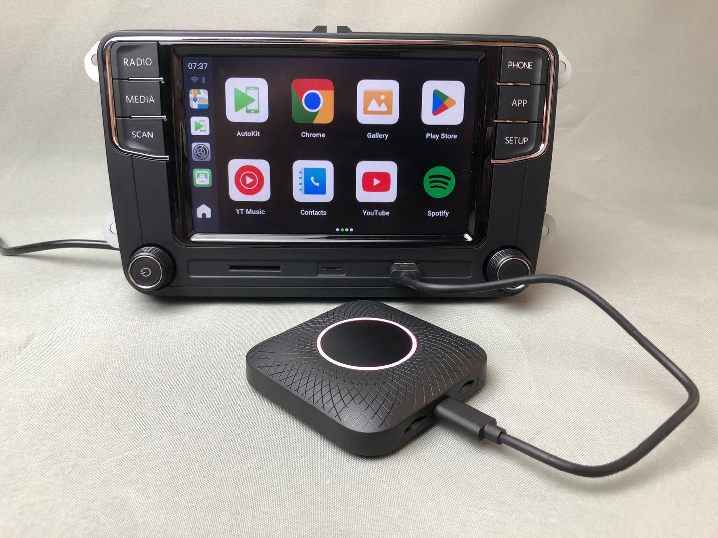 Android 13 Multimedia AI Box 8+128 GB Carplay Android Auto Wireless Naviradio TV AMI