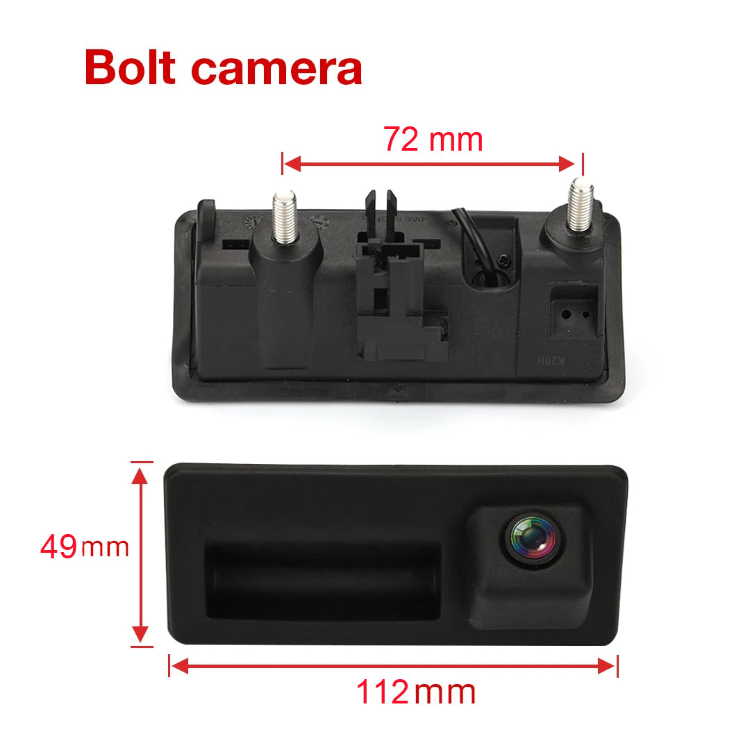 Volkswagen Audi Reverse Camera Rear View Parking RCA Trunk Handle A3 A4 A5 A6 Q3 Q5 VW Tiguan Passat Toureg