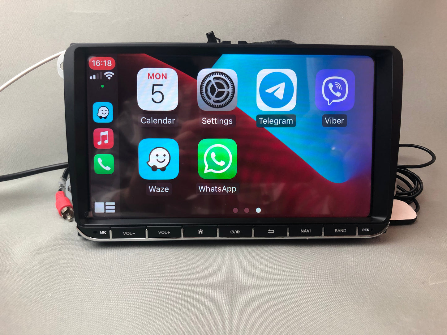 Autoradio/stéréo Android 9 pouces VW avec CarPlay/Android Auto compatible avec VW Golf 5 6 Passat Caddy Eos Polo Jetta CC