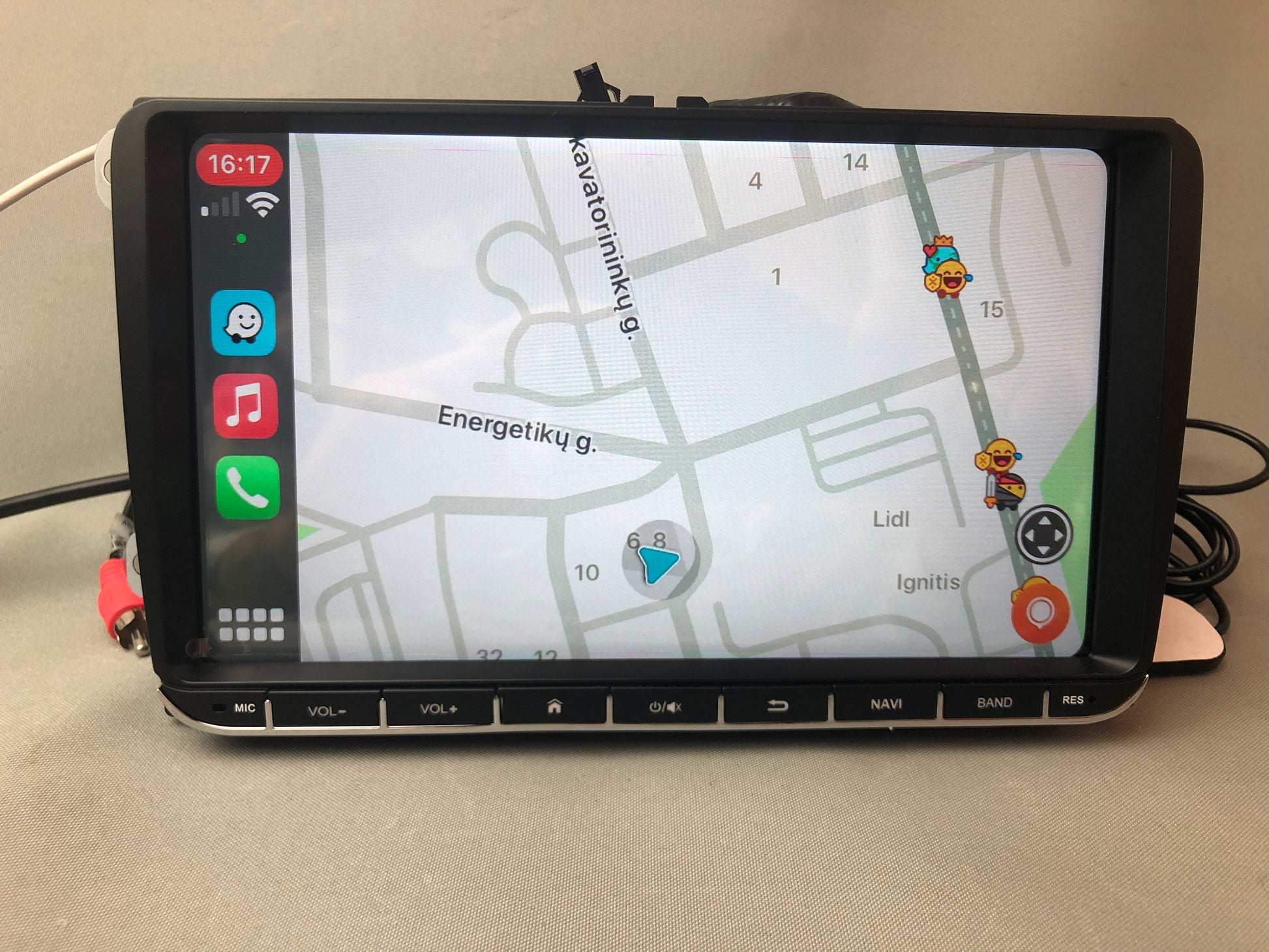 Autoradio GPS full tactile Bluetooth Android & Apple Carplay VW Golf 5 et  6,Touran,Tiguan,Passat,Beetle,T5,T6Polo,EOS,Scirocco