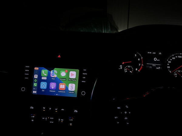 Customer photo: VW Golf MK7 CarPlay box