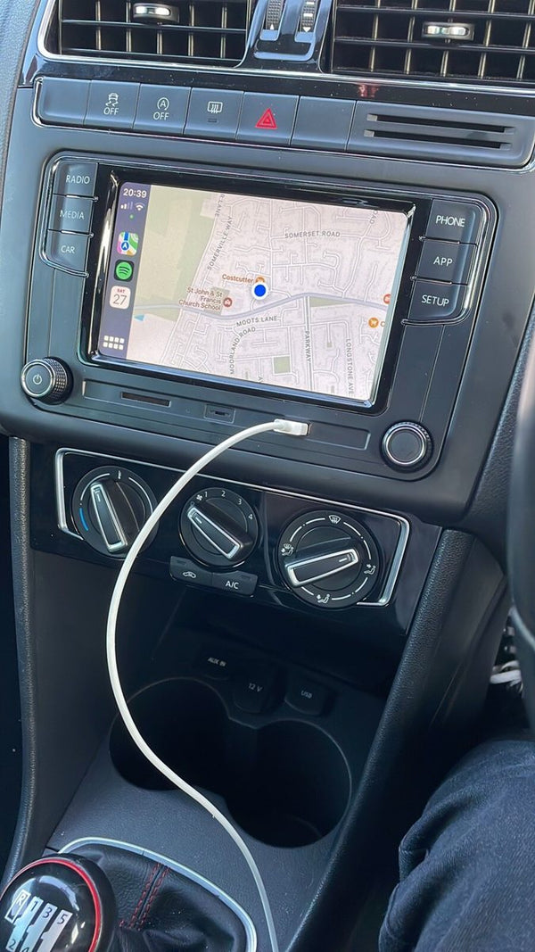 Customer photo: VW Polo 6C RCD 360 CarPlay radio